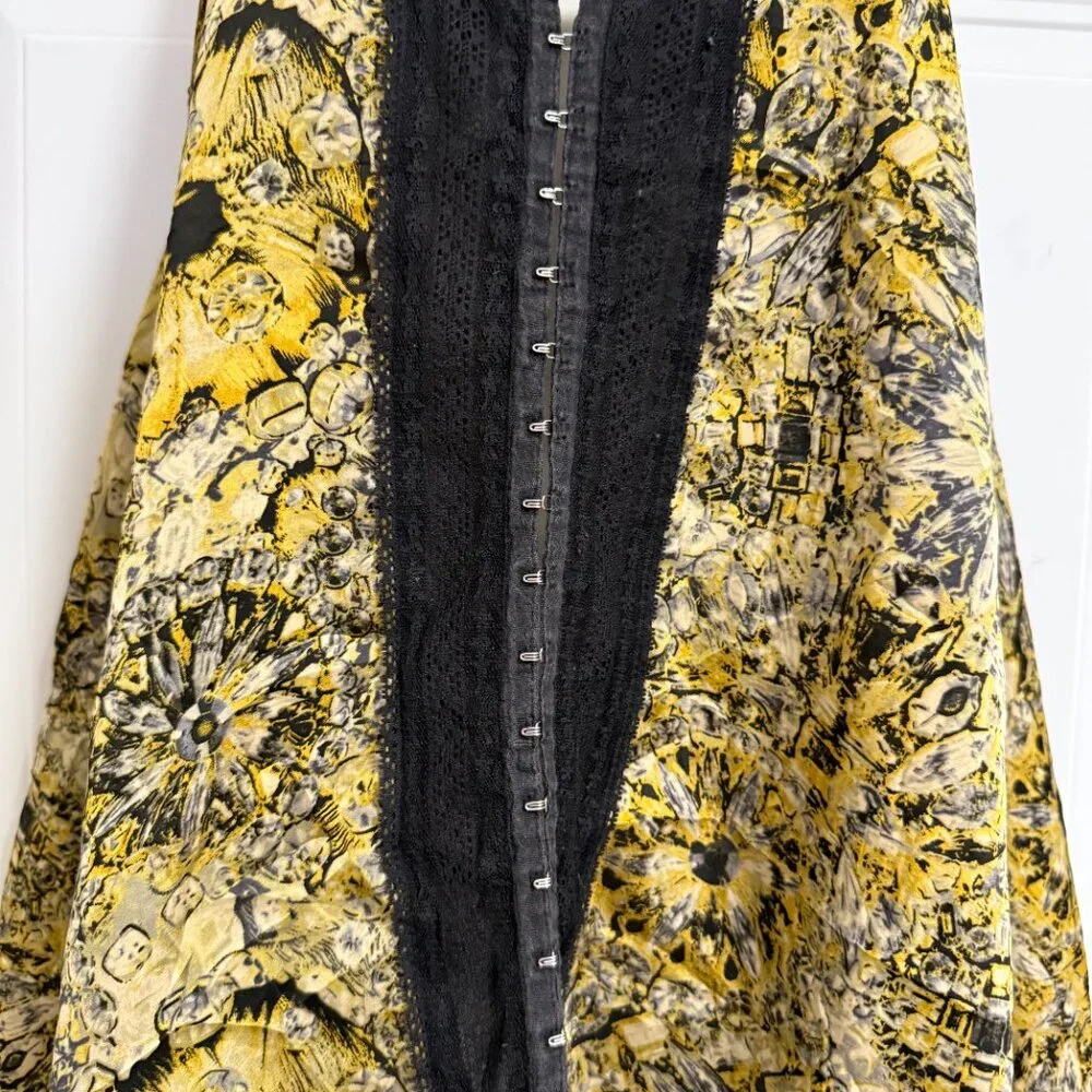 Allen‎ B. by Allen B. Shwartz Blouse SZ Small Whimsigoth Fairy Asymmetrical - Picture 5 of 12